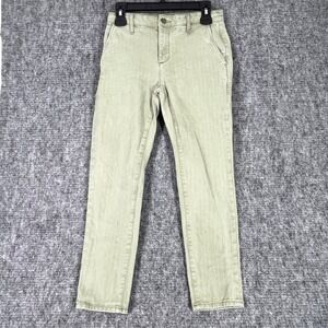 AG Jeans Caden Tailored Trouser Size 25 Green Casual Pants Neutral Minimalist